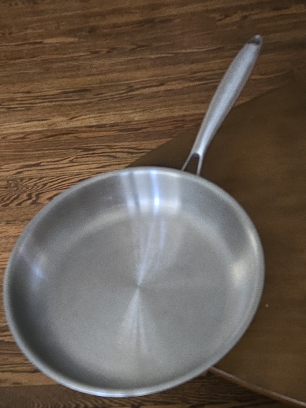 DELARLO: 10" Whole Body Tri-Ply Stainless Steel Frying Pan - Skillet  (Silver)